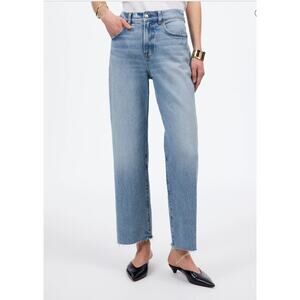 NEW! Madewell 25T Perfect Vintage Wide Leg Crop Jean High Rise Medium Wash Denim